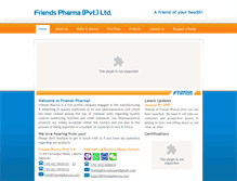 Tablet Screenshot of friendspharma.com